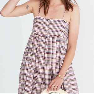 Madewell Scalloped Midi Dress rainbow gingham (14)